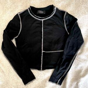 Stitching T-shirt/ Size: S 🖤